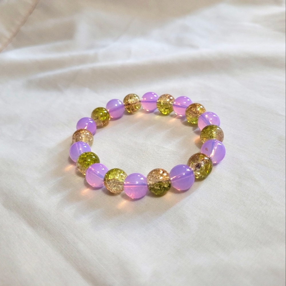 Handmade Sonoma Stretchy Glass Bead Chakra Bracelet - Picture 7 of 7